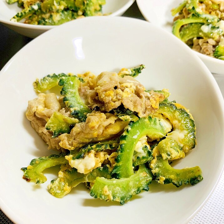 失敗なし!超簡単!豚肉とゴーヤの中華炒め